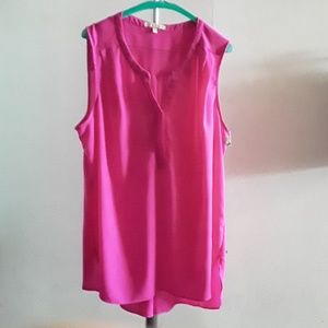 Hot pick. Super thin polyester hi-lo tank